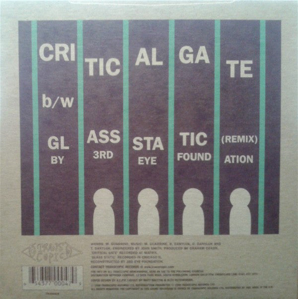 Assembly Line People Program : Critical Gate / Glass Static (Remix) (7")