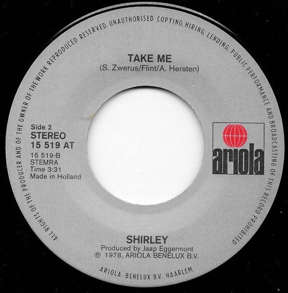Shirley Zwerus : Nothing Has Changed (7", Single)