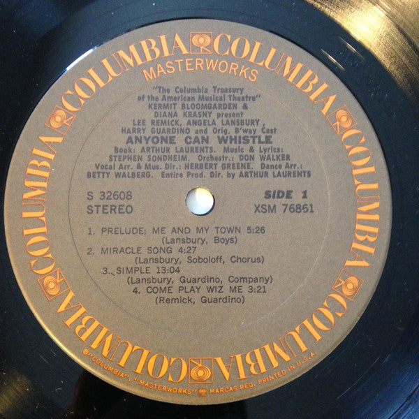 Stephen Sondheim : Anyone Can Whistle (LP, Album)