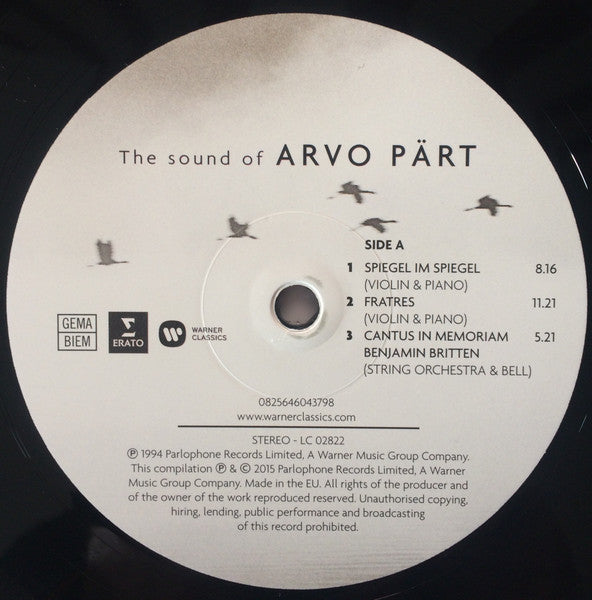Arvo Pärt : The Sound Of Arvo Pärt (LP, Comp, Gat)
