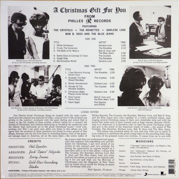 Various : A Christmas Gift For You From Philles Records (LP, Album, RE, 180)