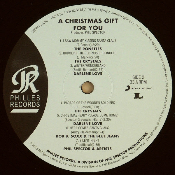 Various : A Christmas Gift For You From Philles Records (LP, Album, RE, 180)