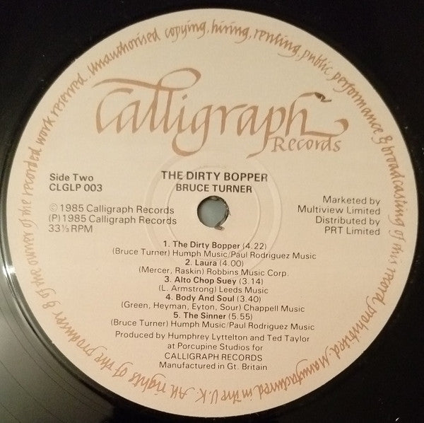 Bruce Turner : The Dirty Bopper (LP, Album)