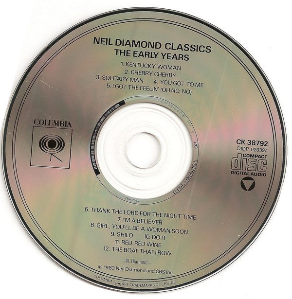 Neil Diamond : Classics The Early Years (CD, Comp, RE)