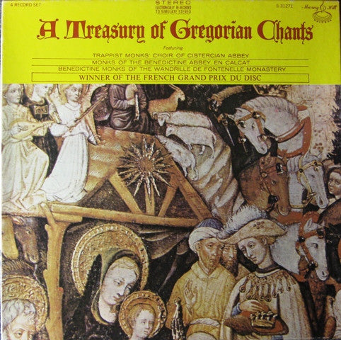 Various : A Treasury Of Gregorian Chants (4xLP, Comp + Box)