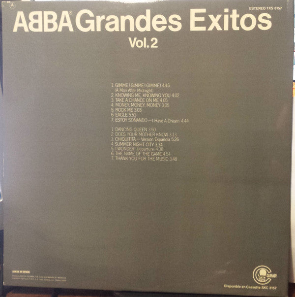 ABBA : Grandes Exitos Vol. 2 (LP, Comp, Gat)