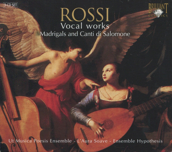 Salomone Rossi - Ut Musica Poësis Ensemble - L'Aura Soave Cremona - Hypothesis : Vocal Works (Madrigals And Canti Di Salomone) (3xCD, Comp)