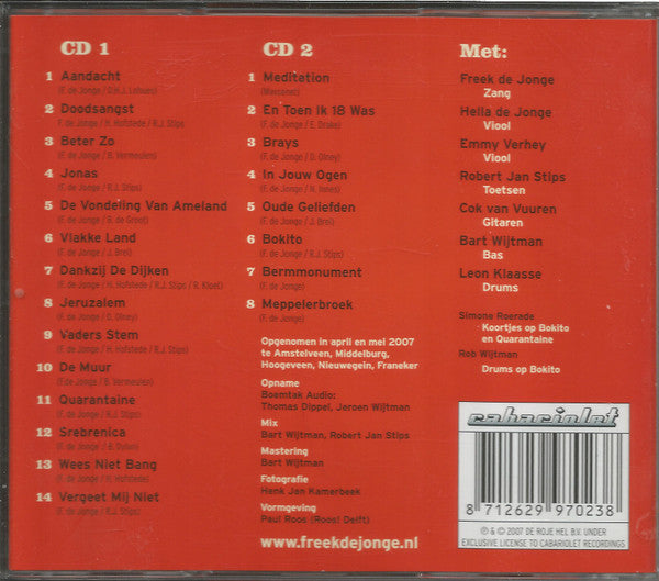 Freek de Jonge : De Toehoorder (2xCD, Album)