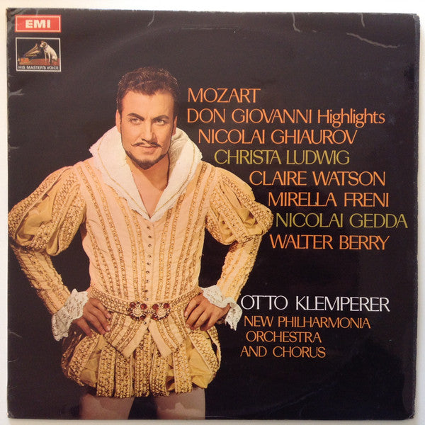 Wolfgang Amadeus Mozart, Otto Klemperer, New Philharmonia Orchestra, New Philharmonia Chorus, Nicolai Ghiaurov, Christa Ludwig, Claire Watson, Mirella Freni, Nicolai Gedda, Walter Berry : Don Giovanni Highlights (LP, Album)