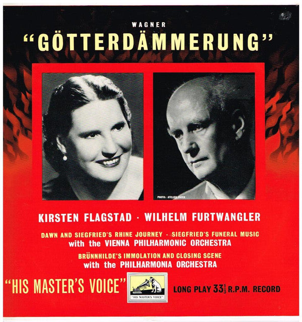 Richard Wagner, Wilhelm Furtwängler, Kirsten Flagstad, Wiener Philharmoniker, Philharmonia Orchestra : Götterdämmerung (LP, Album, Mono)