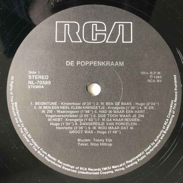 De Poppenkraam : De Poppenkraam (LP, Album)