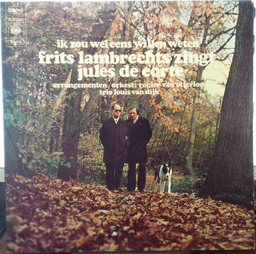 Frits Lambrechts : Frits Lambrechts Zingt Jules De Corte - Ik Zou Wel Eens Willen Weten (LP, Album, Gat)