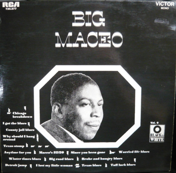 Big Maceo : Big Maceo (LP, Comp, Mono)