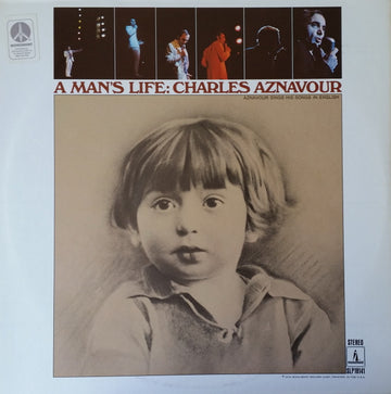 Charles Aznavour : A Man's Life (LP, Album, Promo)