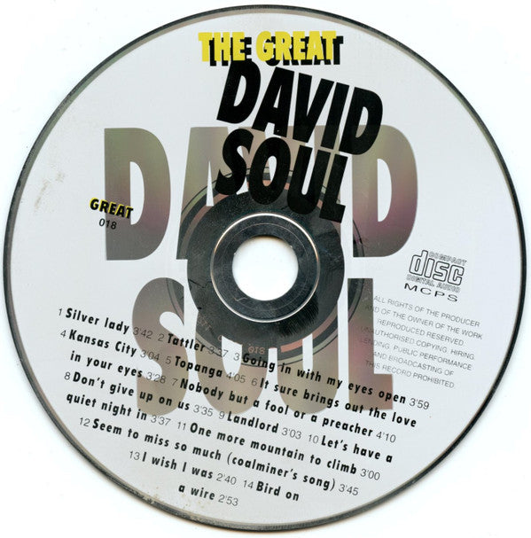 David Soul : The Great David Soul (CD, Comp)