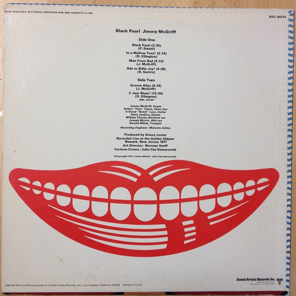 Jimmy McGriff : Black Pearl (LP, Album)