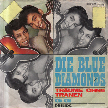 The Blue Diamonds : Träume Ohne Tränen / Gigi (7", Single, Mono)