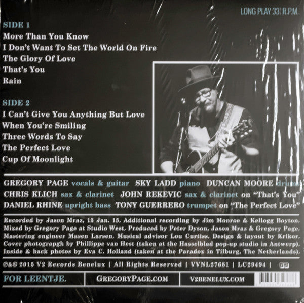 Gregory Page : Let's Fall In Love Again (LP, Album)