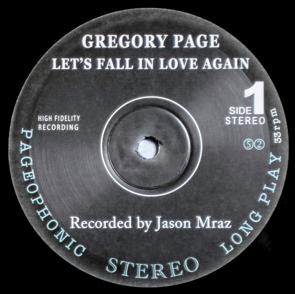 Gregory Page : Let's Fall In Love Again (LP, Album)