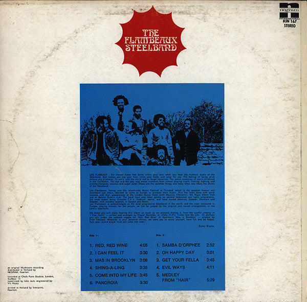The Flambeaux Steelband* : The Flambeaux Steelband (LP, Album)