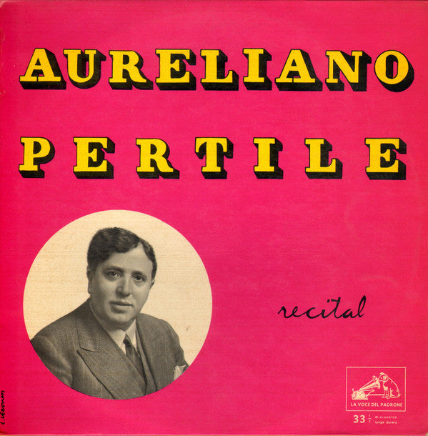 Aureliano Pertile : Recital (10", Comp)