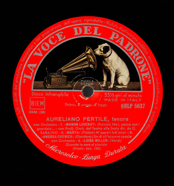 Aureliano Pertile : Recital (10", Comp)