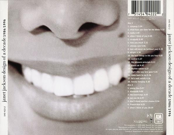 Janet Jackson : Design Of A Decade 1986 / 1996 (2xCD, Comp)