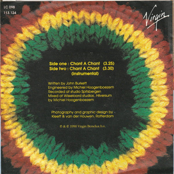 Johnny Baby : Chant A Chant (7", Single)