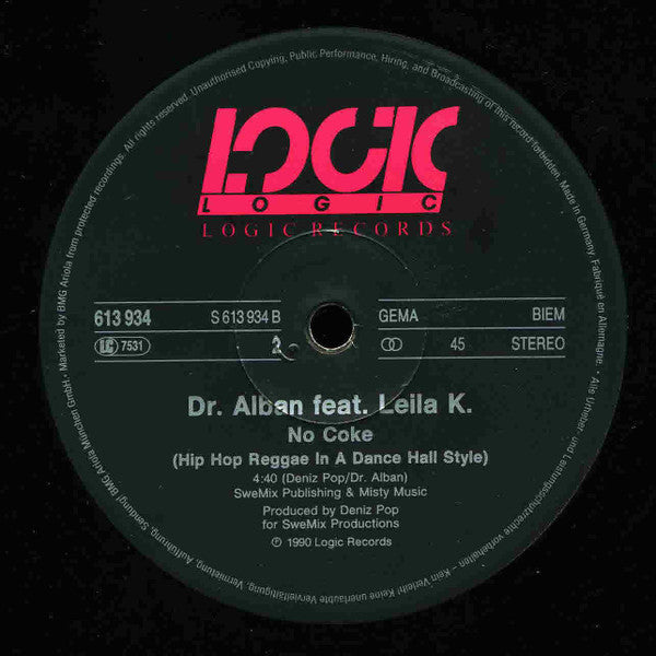 Dr. Alban Featuring Leila K.* : Hello Afrika (Remix) (12", Maxi)