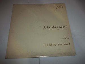 Jiddu Krishnamurti : A Discourse On The Religious Mind (LP)