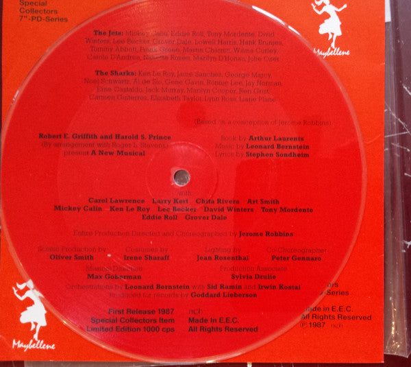 "West Side Story" Original Broadway Cast : Maria / Tonight (7", Single, Ltd, Pic, S/Edition)