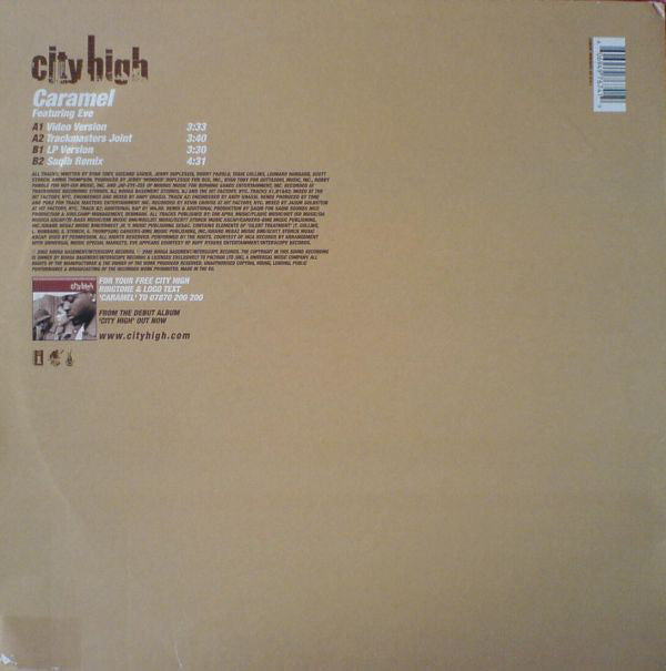 City High Featuring Eve (2) : Caramel (12", Single)