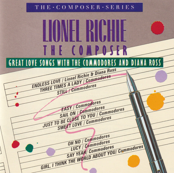 Lionel Richie : Lionel Richie The Composer: Great Love Songs With The Commodores And Diana Ross (CD, Comp)