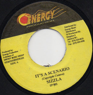 Sizzla : It's A Scenario (7")