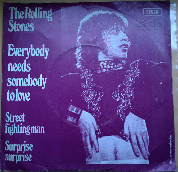 The Rolling Stones : Street Fighting Man / Surprise Surprise / Everybody Needs Somebody To Love (7", Maxi)