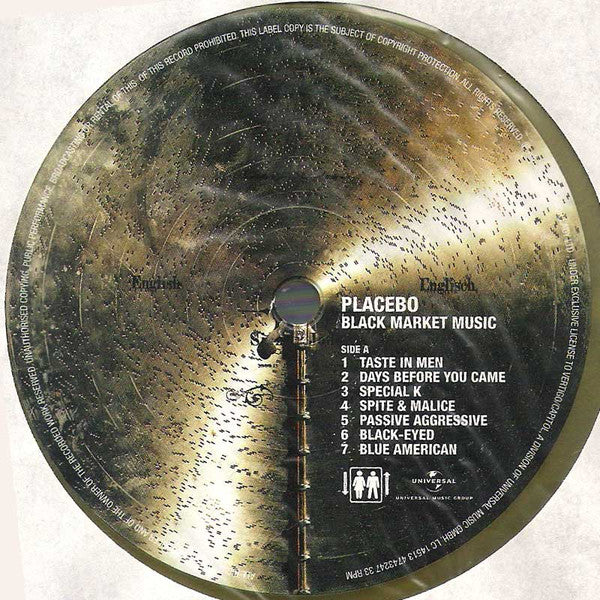 Placebo : Black Market Music (LP, Album, Ltd, RE, RM, Gol)