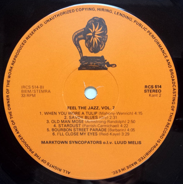 Marktown Syncopators : Feel The Jazz Vol. 7 (LP, Album)