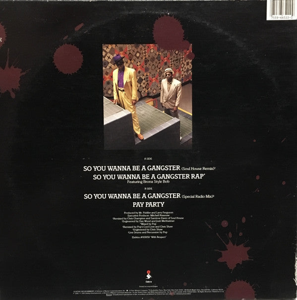 Mr. Fiddler : So You Wanna Be A Gangster (12")