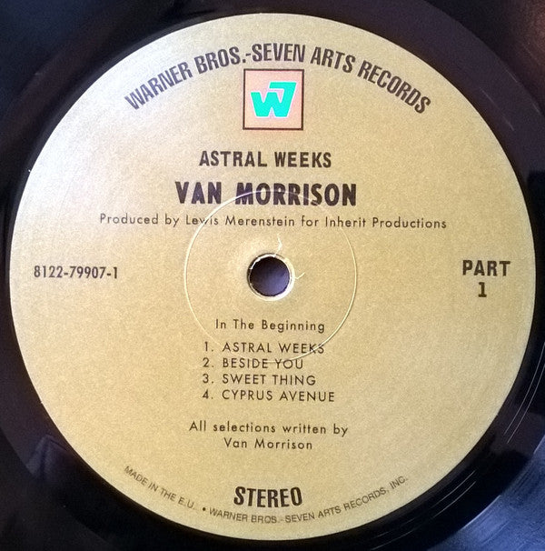 Van Morrison : Astral Weeks (LP, Album, RE, RP, 180)