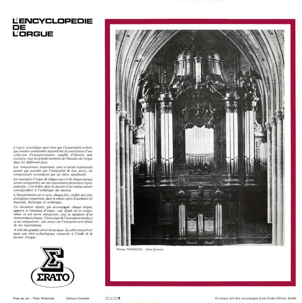 Johann Gottfried Walther - Marie-Claire Alain : Les 14 Concertos Transcrits Pour Orgue (2xLP)
