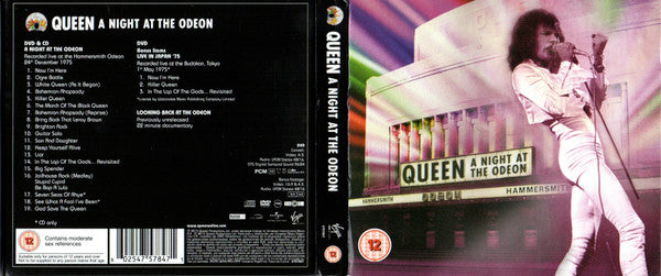 Queen : A Night At The Odeon (CD, Album + DVD-V)