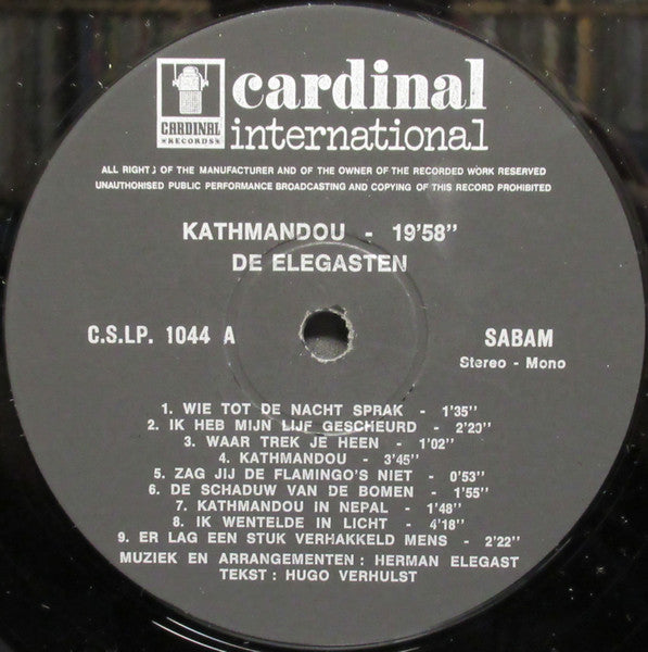 De Elegasten : Kathmandou (LP, Gat)