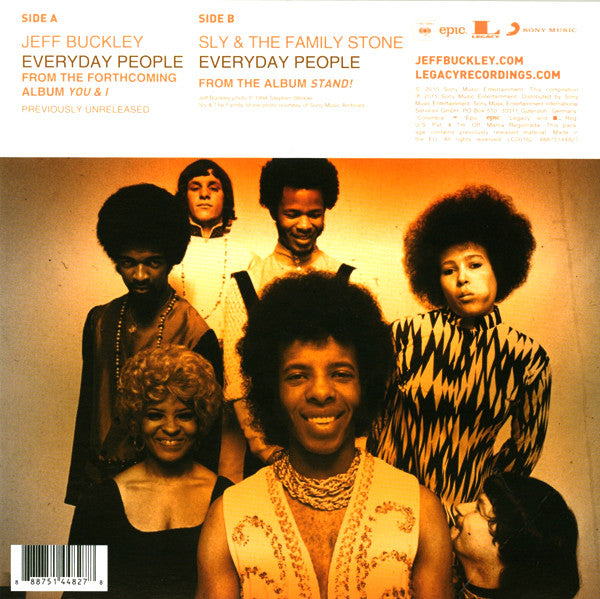 Jeff Buckley / Sly And The Family Stone* : Everyday People (7", RSD, Single, Ltd)