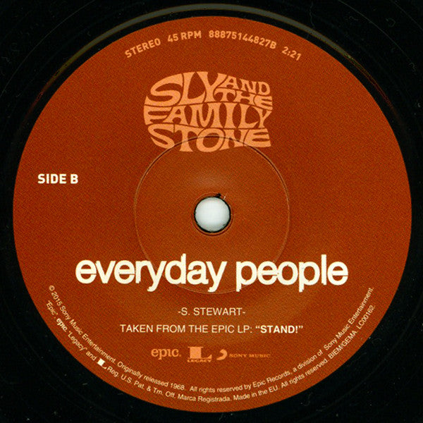 Jeff Buckley / Sly And The Family Stone* : Everyday People (7", RSD, Single, Ltd)