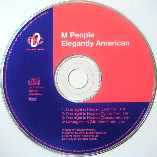 M People : Elegantly American (CD, EP, Ltd)