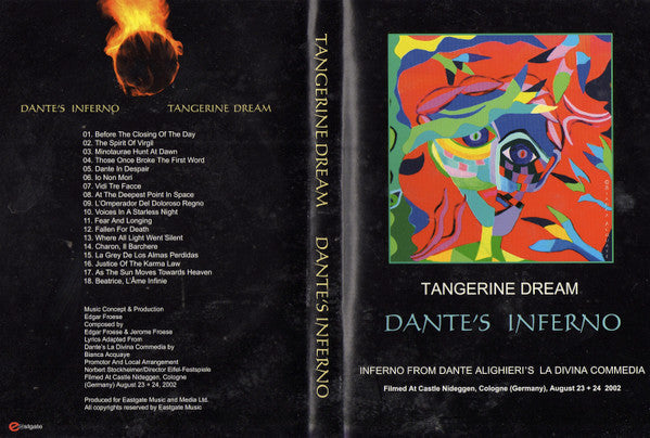 Tangerine Dream : Dante's Inferno (DVD, PAL, 5.1)