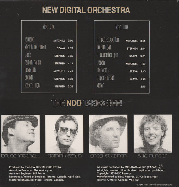 The New Digital Orchestra : The NDO Takes Off! (LP, Album)