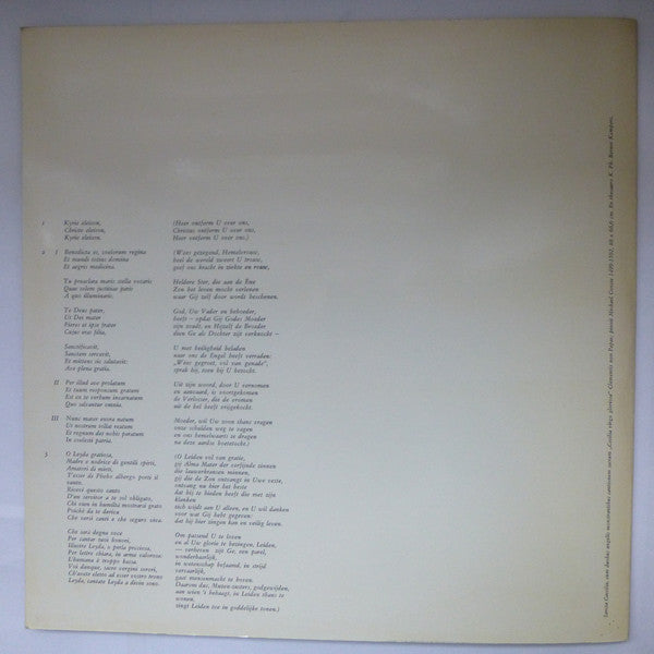 Various : 3 Centuries Of Netherlands Music - 3 Eeuwen Nederlandse Muziek (LP, Album, Ltd)