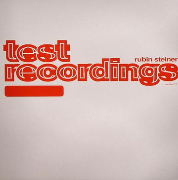 Rubin Steiner : Test Recordings Numero 1 (LP, MiniAlbum)