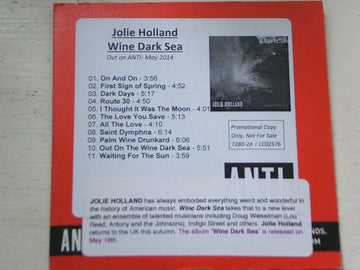 Jolie Holland : Wine Dark Sea (CDr, Album, Promo)